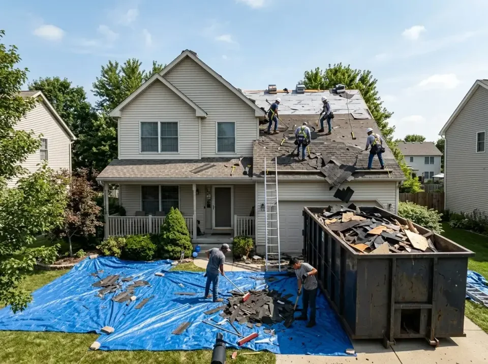 roof-replacement-debris-remova-004 — frequently asked questions, Cheapest Dumpster Rentals in Boulder Hill, IL